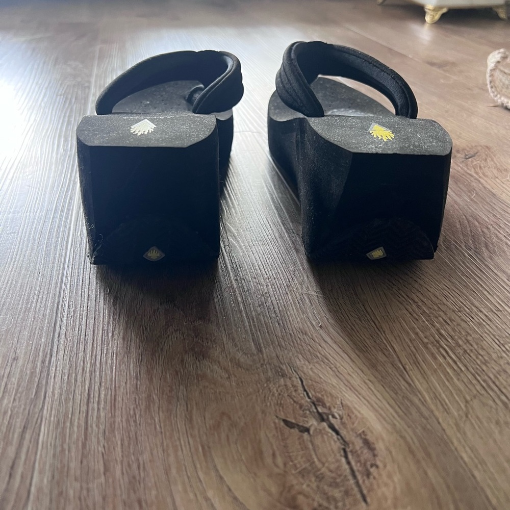 Volatile Black Platform Sandals - image 5